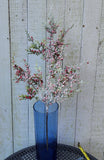 20" Frosted Greenery with Red Berries Stem