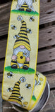 2.5" Wired Gnome Bumble Bee Ribbon 10 yd