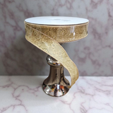 1.5" Fall Embossed Wired Ribbon 50yd Roll