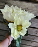 32" Single Stem Silk Magnolia Set of 3