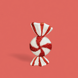 Large Peppermint Candy Ornament