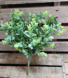 15" PVC Boxwood Bush