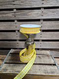 1.5" Yellow Wired Plaid 50Yd Roll