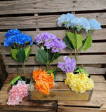 18" Real Feel Hydrangea Bush w/ 5 Heads