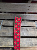 2.5" Glitter Plaid Wired Ribbon 10Yd Roll