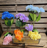 18" Real Feel Hydrangea Bush w/ 5 Heads