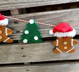 45" Felt Gingerbread Garland