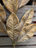 29" Gold Magnolia Stem