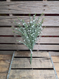 Artifical Forget Me Not Bush Flocked