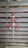 32" Red White Green Candyland Candy Cane and Tree Stem