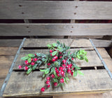 11" Flocked Berry Stem
