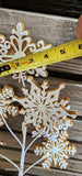 27" Large Snowflake Stem