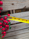 38" Red High Quality Berry Stem