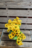 Silk Mini Sunflower Bush