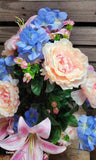 Hydrangea Peony Lily Bush x36 Stems