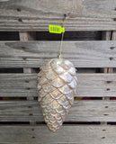 Large Plastic Pine Cone Ornament