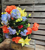 Hydrangea Peony Lily Bush x36 Stems