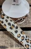 1.5" or 2.5" Wired Cheetah Print 10 Yd Roll