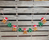 45" Felt Gingerbread Garland