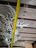 23" Flocked Greenery Stem