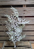 23" Flocked Greenery Stem