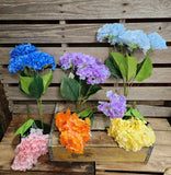 18" Real Feel Hydrangea Bush w/ 5 Heads