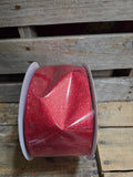 4" Wired Glitter Ribbon 50Yd Roll