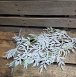 23" Flocked Greenery Stem