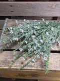Artifical Forget Me Not Bush Flocked