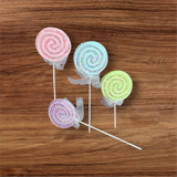 12" Set of 4 Lollipops