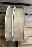 1.5" or 2.5" Wired Burlap 50 yd Roll Ribbon