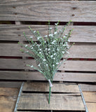 Artifical Forget Me Not Bush Flocked