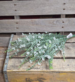 Artifical Forget Me Not Bush Flocked