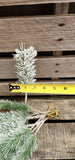 11" Flocked Pine Dozen