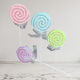 12" Set of 4 Lollipops