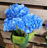 18" Real Feel Hydrangea Bush w/ 5 Heads