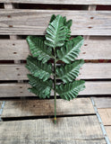 Silk Leatherleaf Fern Doz Stems- Silk Baker Fern
