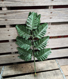 Silk Leatherleaf Fern Doz Stems- Silk Baker Fern