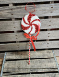 17" Peppermint Candy Lollipop Ornament