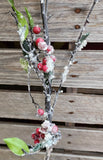 50" Flocked Branch with Berries