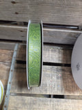 7/8" Wired Embossed Ribbon 50yd Roll