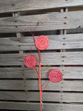 29" Red Lolipop Spray