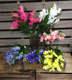 22" Silk Freesia Bush