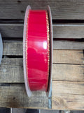 1.5" or 2.5" Velvet with Gold Edge Wired Ribbon 50 Yd Roll