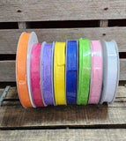 7/8" Wired Embossed Ribbon 50yd Roll