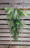 32" Mixed Pine Teardrop Faux