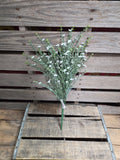 Artifical Forget Me Not Bush Flocked
