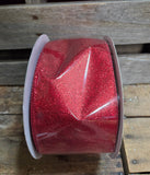 4" Wired Glitter Ribbon 50Yd Roll
