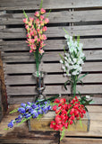 27" Silk Gladiolus Bush x5