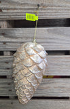 Large Plastic Pine Cone Ornament